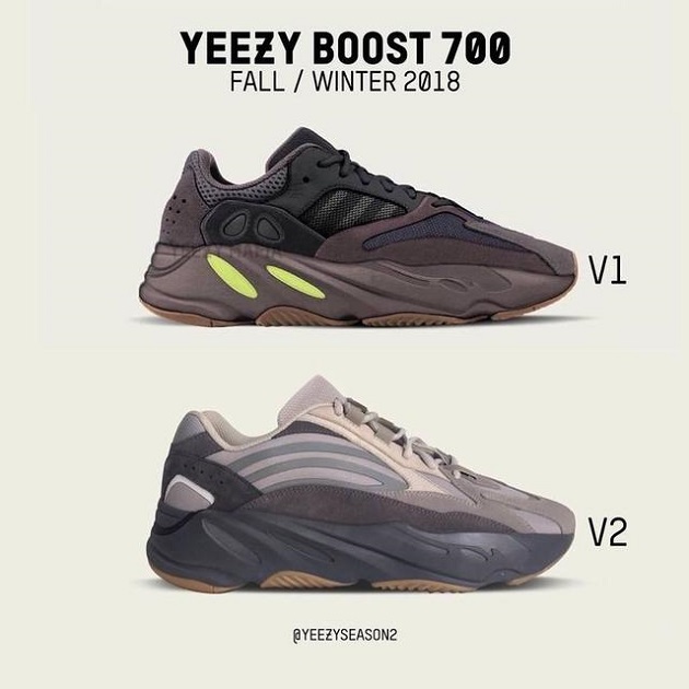 V1 or V2？Which version of Yeezy Boost 700 do you prefer? | YeezyBred's Blog